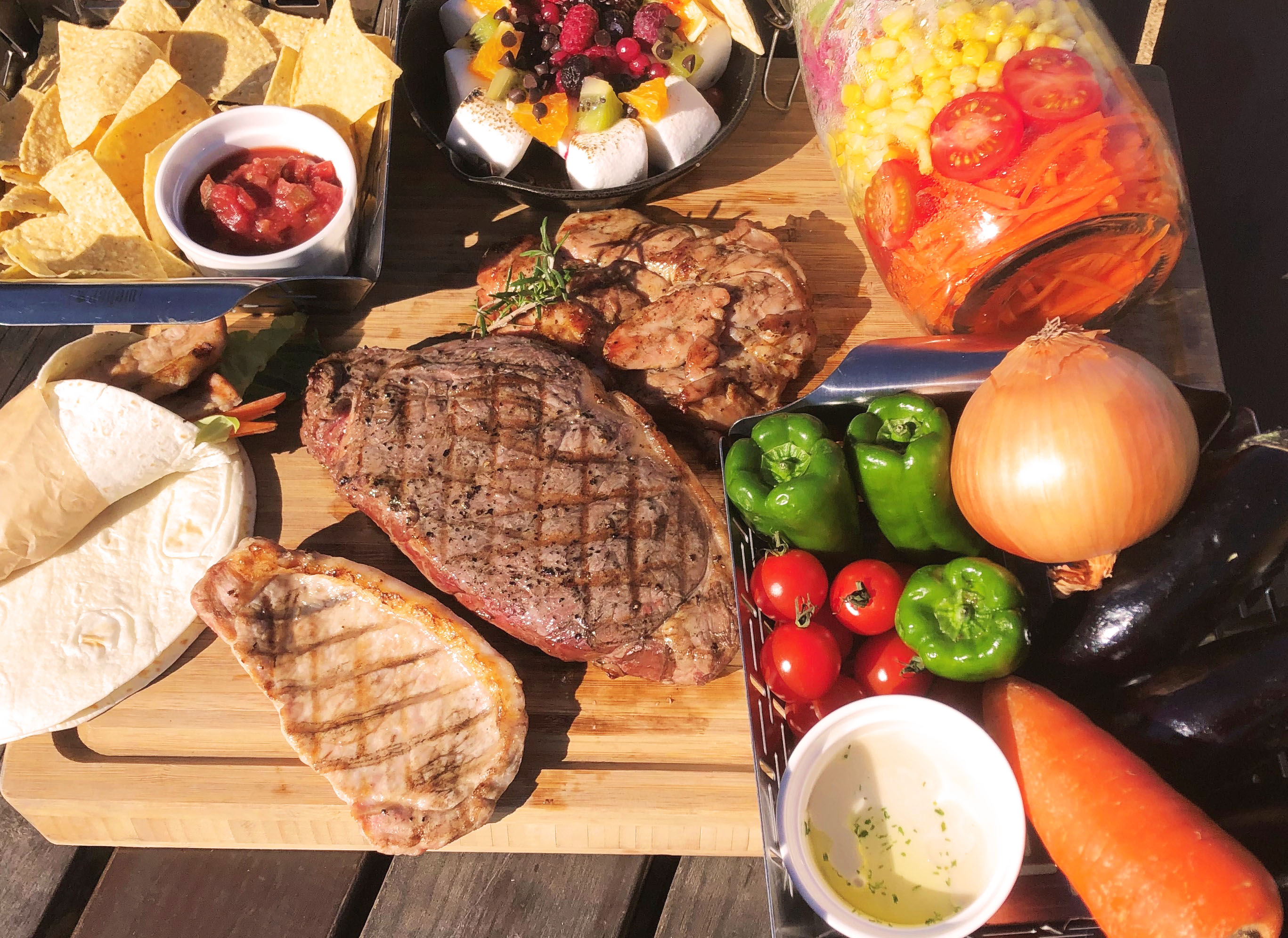 農園リゾート ザファーム The Farm q 本格的なアメリカンbbq場