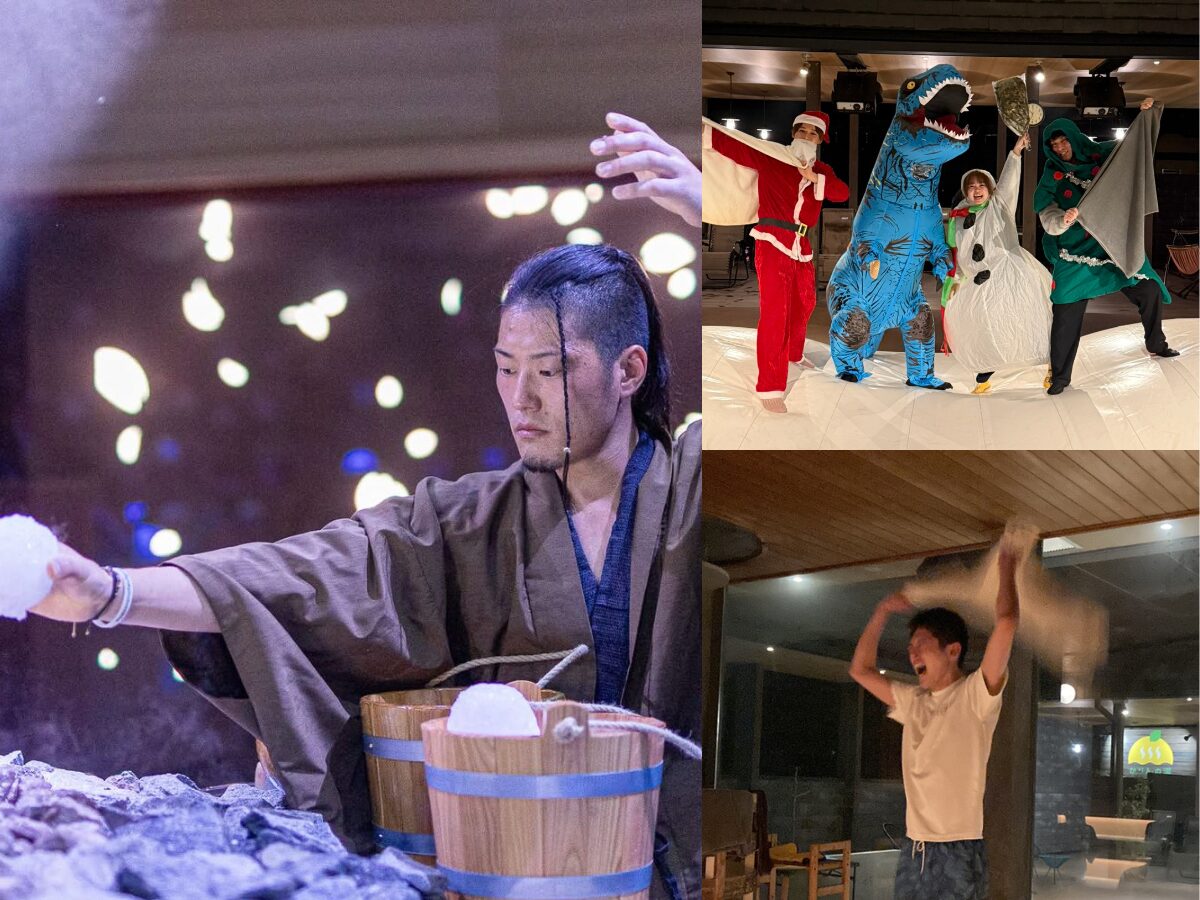 ”サウナ納め”クリスマス・大人気熱波師オカミチオさん・年越しアウフ…おふろcaféかりんの湯が12月限定アウフグースイベントを一挙開催。